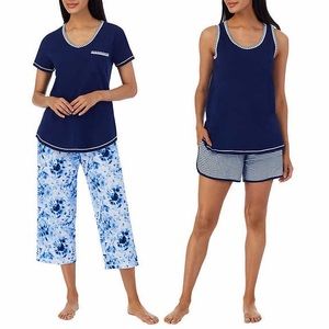Carole Hochman Cotton 4pc Pajama Set